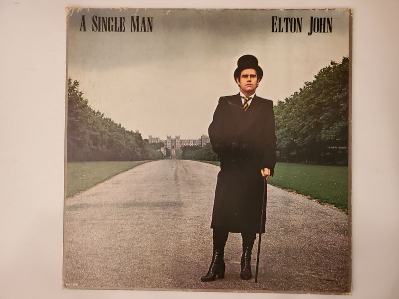 Elton John A Single Man vinyl record